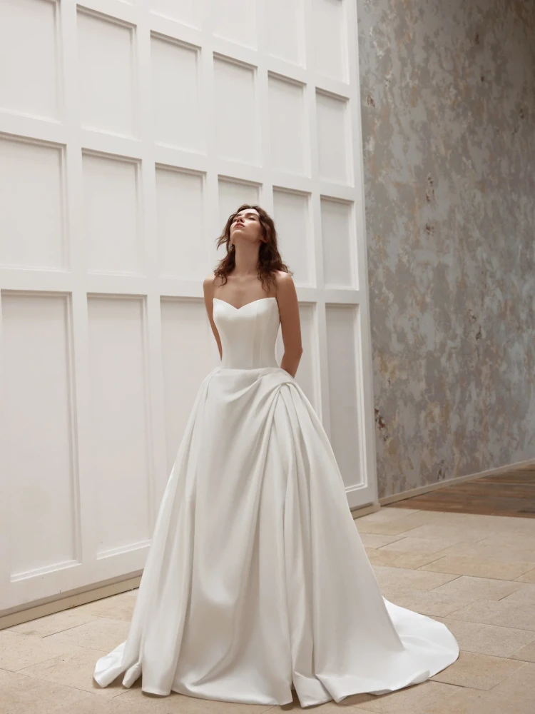 Millie Satin Wedding Dress