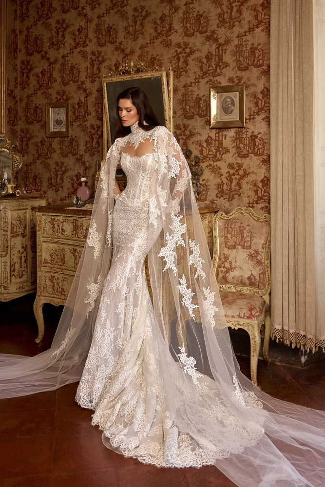Damira Fitted Wedding Dress by Oksana Mukha