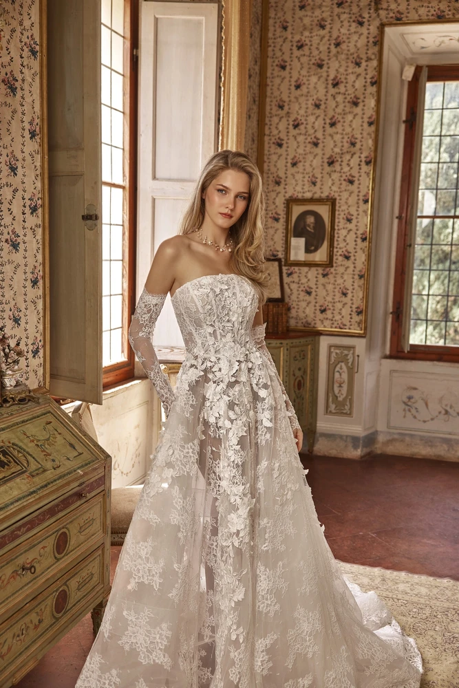 Magnolia A Line Wedding Dress by Oksana Mukha