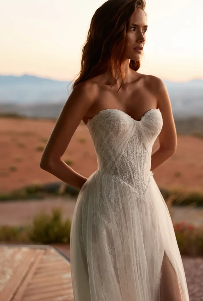 Silvina A Line Wedding Dress by Luce Sposa (pre-order)