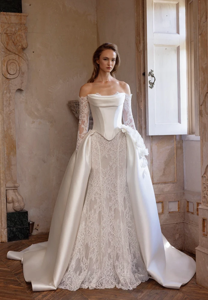 Holly Transformer Corset & Overlay skirt (only) Wedding Dress 
