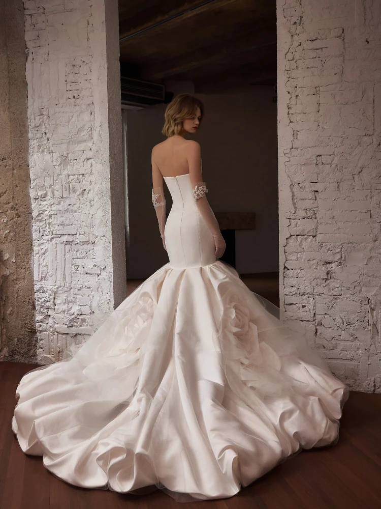 Briar Satin Mermaid Wedding Dress 
