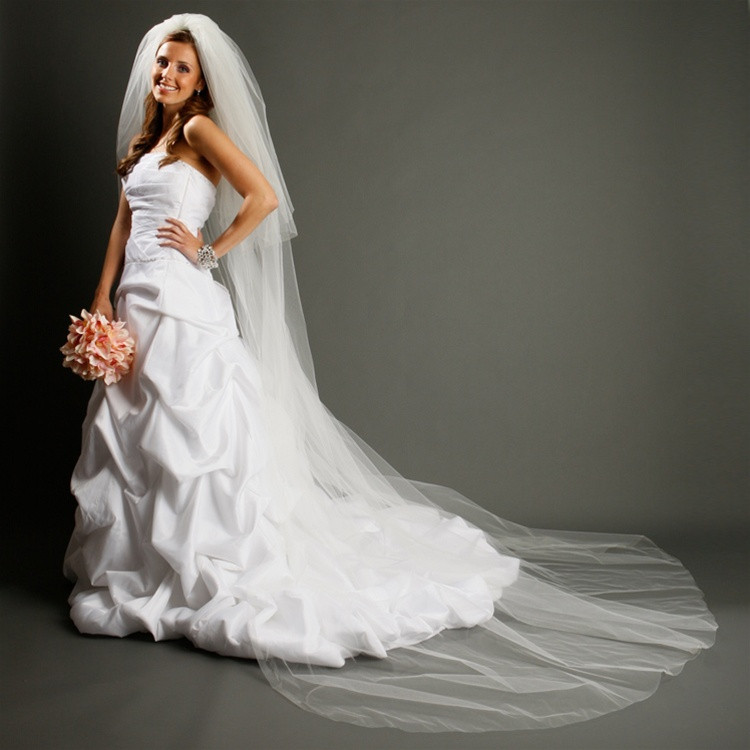 two layer wedding dress