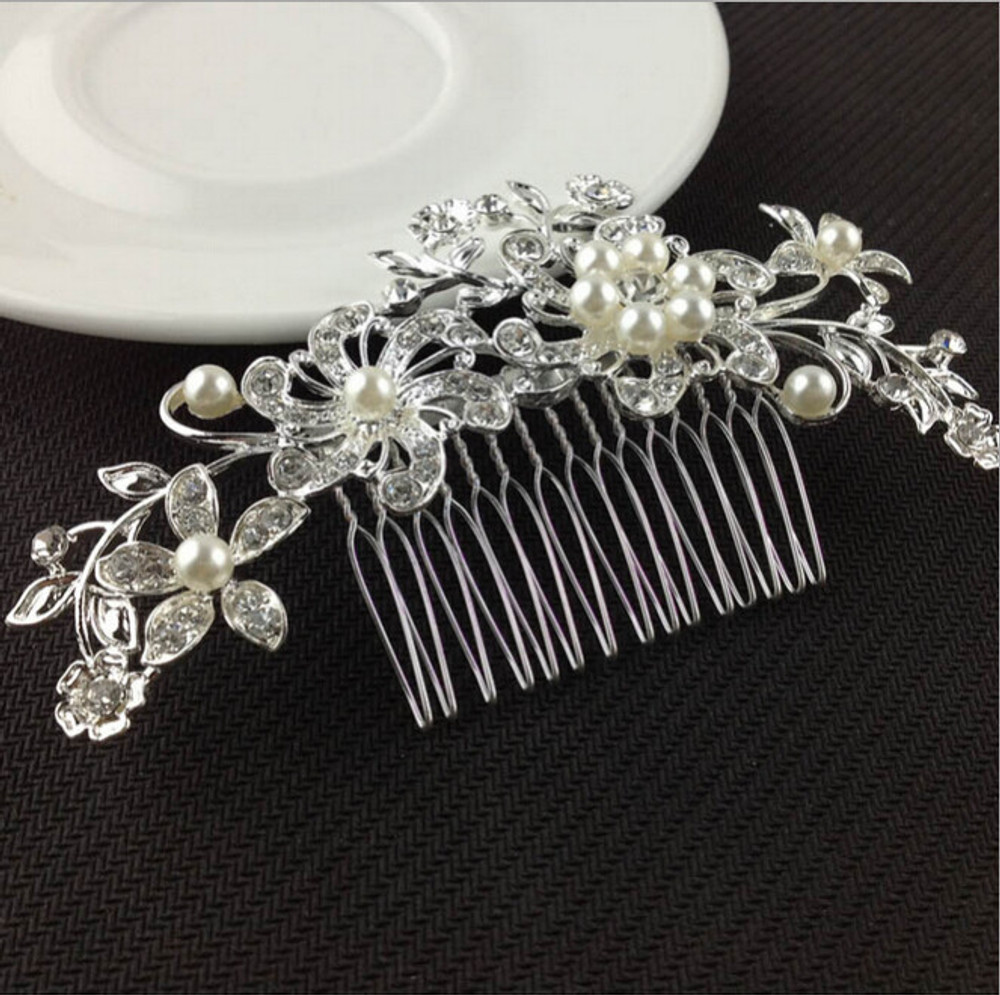 bridal head comb