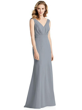 Sleeveless Cowl-Back Trumpet Gown by Jenny Packham Dress JP1032 in 34 colors