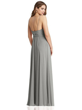 Cora - Chiffon Maxi Wrap Dress with Sash