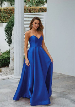 Medina Gown by Tania Olsen in Cobalt