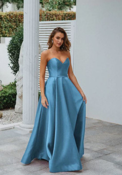 Medina Gown by Tania Olsen in Sky Blue