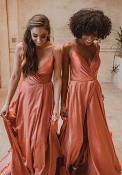 Suva TO875 Bridesmaids Dress by Tania Olsen in Terracotta