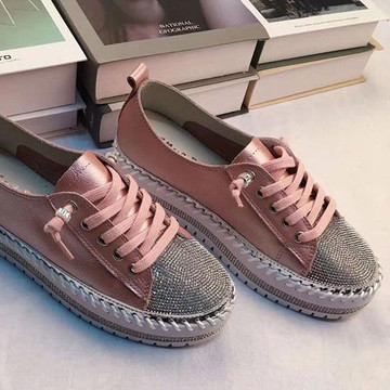 Sky Leather Crystal Sneakers by Ameise in 8 colours