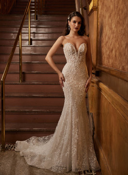 Bita Beaded Lace Wedding Dress 122102 by Calla Blanche Bridal