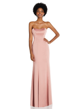 Strapless Princess Line Lux Charmeuse Mermaid Gown by After Six Style 6859 in Pale Purple in US 12 (AU14)