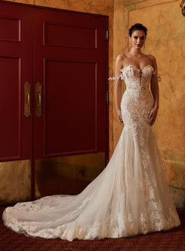 MARCELLA  Wedding Gown by Calla Blanche Bridal CB12212 Lace Mermaid Gown
