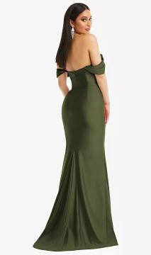 Scarlet Bridesmaid Dress in Luxe Stretch Satin CS101