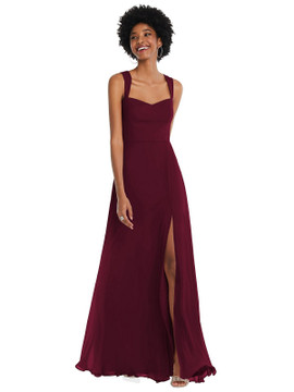 Contoured Wide Strap Sweetheart Maxi Dress by After Six 1558 available in 72 colors