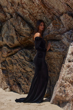 ROWAN Gown by Tania Olsen PO952 in Black