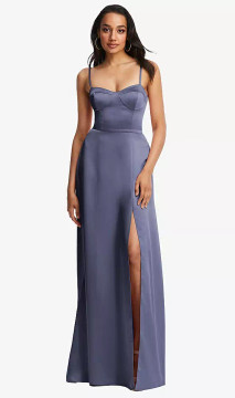 Bustier Bodice Dress Lovely Bridesmaids LB046by Dessy available in 29colours
