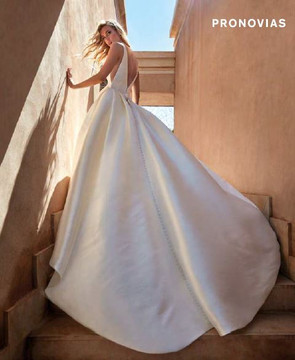 Nevado Mikado Ballgown With Low Back by Pronovias 