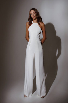 Tori IVORY Bridal Jumpsuit by Olya Mak