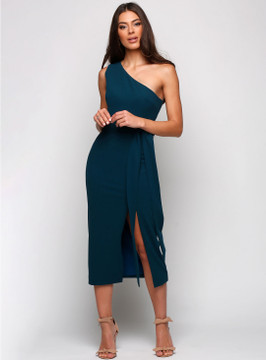 Topia One Shoulder Midi By Samantha Rose
