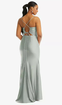 Kiki Bridesmaid Dress in Luxe Stretch Satin CS105