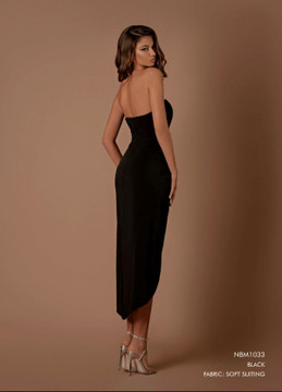 Strapless Cocktail Bridesmaid Dress by Nicoletta NBM1033