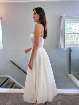 Anna Mini Wedding Gown ( available in various fabric and length, including floor length)