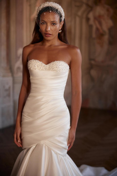 Lorelei Mikado Wedding Gown By Pollardi Bridal ( pre-order now)