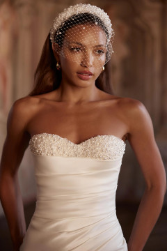 Lorelei Mikado Wedding Gown By Pollardi Bridal