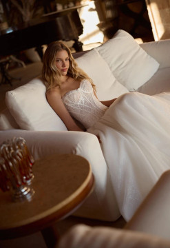 Atria Corset & Pants  2pcs Wedding Gown By Pollardi Bridal Daria Karlozi 