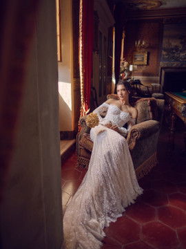 Triumph Lace Mermaid Wedding Dress by Wona Concept 
