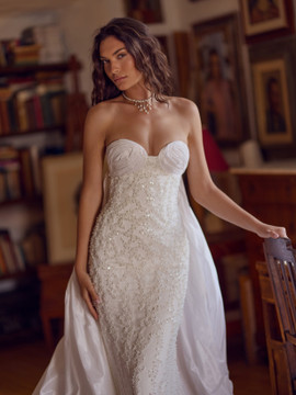 Ithaca Mermaid Wedding Dress with optional Train by Wona Concept -