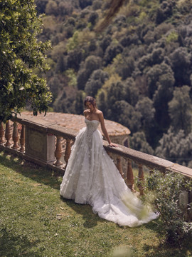 Hecate Corest Basque Waist Wedding Dress by Wona Concept