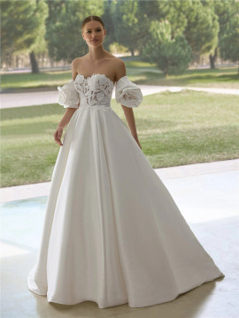 Rawand Princess Wedding Dress (with optional sleeves) by Pronovias