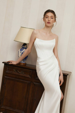 Lena Wedding Dress by Anne-Mariee Silk