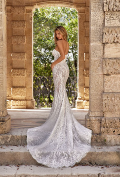 Delilah Wedding Dress by Oksana Mukha (call for price) with detachable skirt