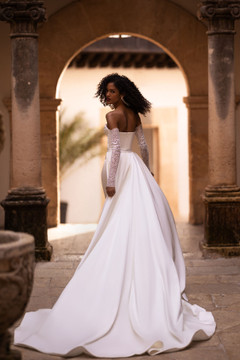 Preston Set Wedding Dress by Wona Concept  (Call for price)  (Dress & skirt, gloves)