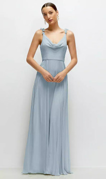 Cowl Neck Chiffon Maxi Dress After Six Cara · Style 1588 · Lux Chiffon