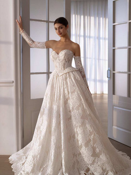 Parker Lace Ballgown 2pcs Wedding Dress 