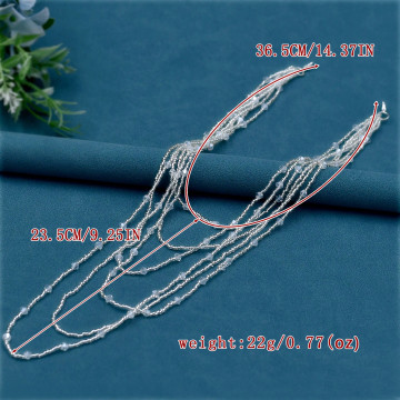 Detachable Bridal Beaded Sleeves style 42