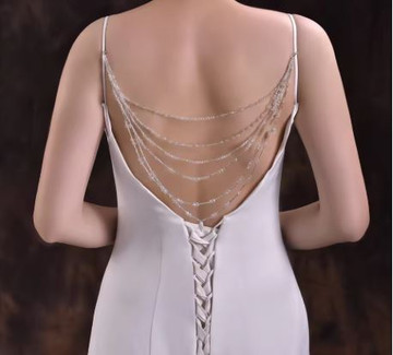 Detachable Bridal Beaded Sleeves style 42