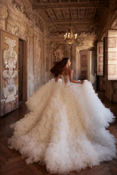 Elizara Corset & Skirt Wedding Gown By Pollardi Bridal