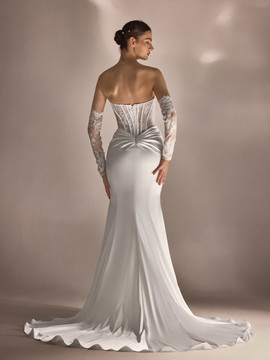 Jolie Mermaid Crepe Wedding Dress