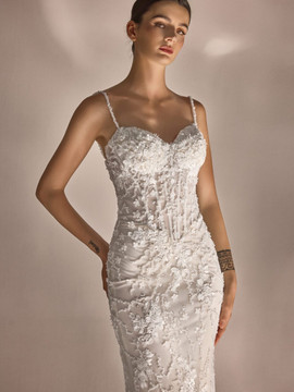 Briar Basque Waisted Wedding Dress with Open Back (online only)