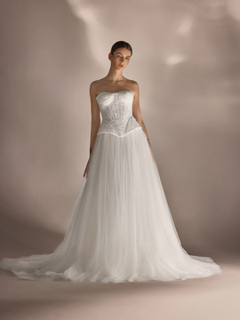 Fleur Basque Waisted 2 pcs Wedding Dress