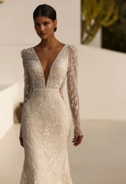 Magic Affection Long Sleeves Wedding Dress By Ida-Torez By Pollardi Bridal (online only)