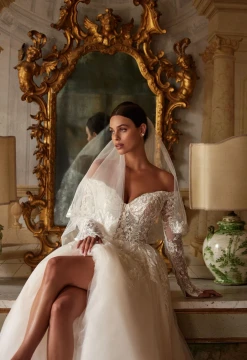 Erregina Wedding Gown By Ida- Torez By Pollardi Bridal (online only) 