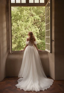 Viorica Organza Wedding Gown By Daria Karlozi by Pollardi Bridal 
