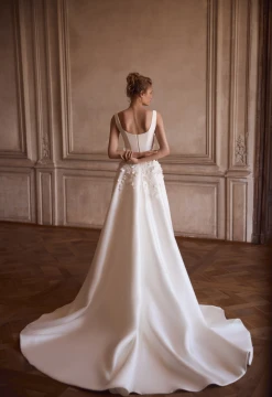 Petalia Mikado Wedding Gown By Daria Karlozi by Pollardi Bridal