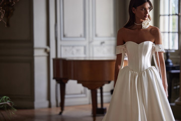 Clementine Basqe Waist Wedding Dress by Luce Sposa size 12 